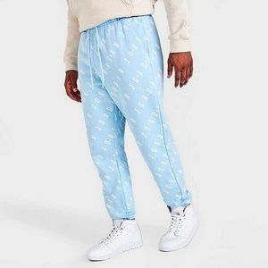 Nike Air Jordan Men's Fleece Joggers All Over Print Men’s Size XL DV7646-485